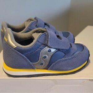 Saucony Kids Sneakers in Blue and Yellow